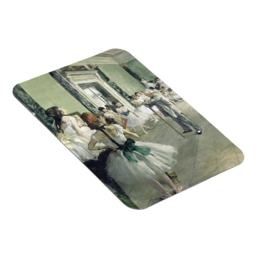 Die Ballettklasse Edgar Degas Magnet (Rechte Seite)