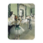 Die Ballettklasse Edgar Degas Magnet (Vertikal)