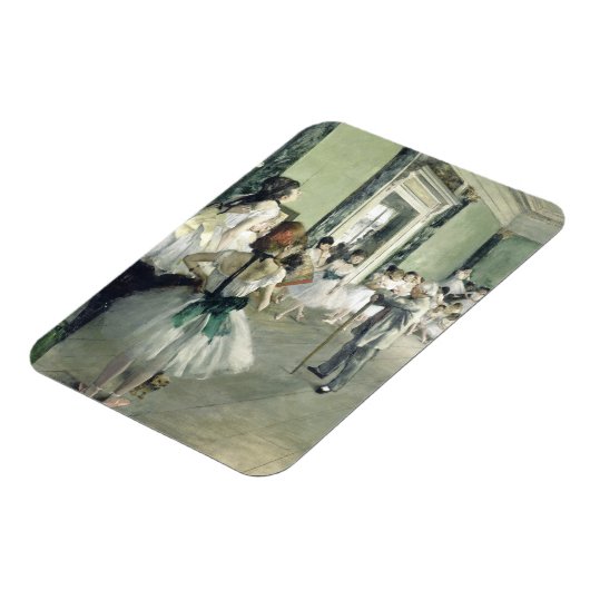 Die Ballettklasse Edgar Degas Magnet (Linke Seite)