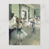 Die Ballettklasse Edgar Degas Postkarte (Vorderseite)