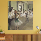 Die Ballettklasse von Edgar Degas Leinwanddruck (Insitu (Wohnzimmer))