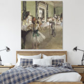 Die Ballettklasse von Edgar Degas Leinwanddruck (Insitu (Schlafzimmer))