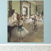 Die Ballettklasse von Edgar Degas Leinwanddruck (Insitu (Holzboden))