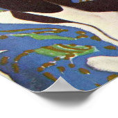 Die Balletttänzerin Nachmittag eines Vaters Poster (Ecke)