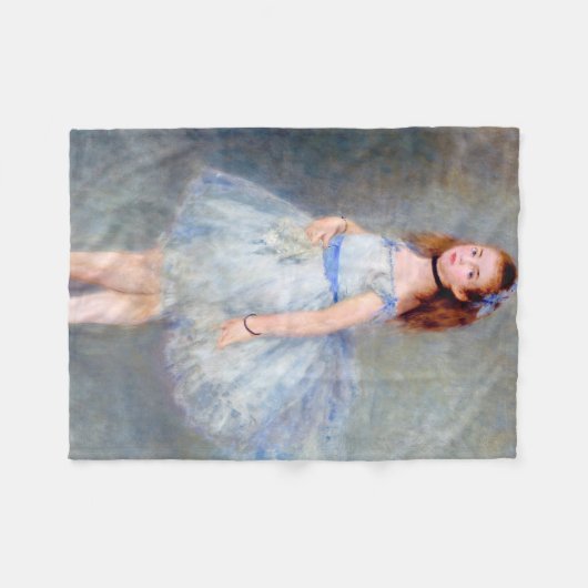 Die Balletttänzerin, Renoir Fleecedecke (Vorderseite (Horizontal))