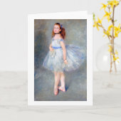 Die Balletttänzerin, Renoir Karte (Gelbe Blume)