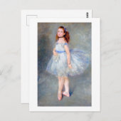 Die Balletttänzerin, Renoir Postkarte (Vorne/Hinten)