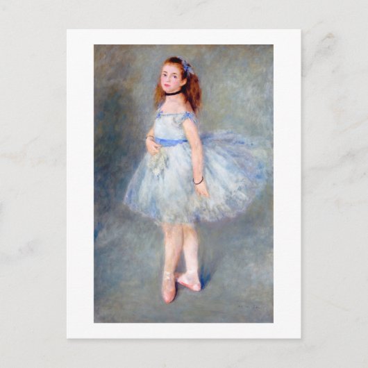 Die Balletttänzerin, Renoir Postkarte (Vorderseite)