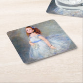 Die Balletttänzerin, Renoir Rechteckiger Pappuntersetzer (angewinkelt)