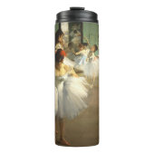 Die Balletttanzklasse Edgar Degas Moderne Farbe Thermosbecher (Vorderseite)