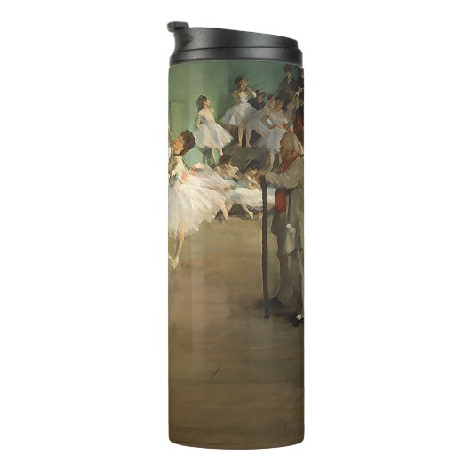 Die Balletttanzklasse Edgar Degas Moderne Farbe Thermosbecher (Nach rechts gedreht)