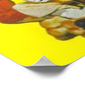 Die Banane spaltet sich Poster (Ecke)