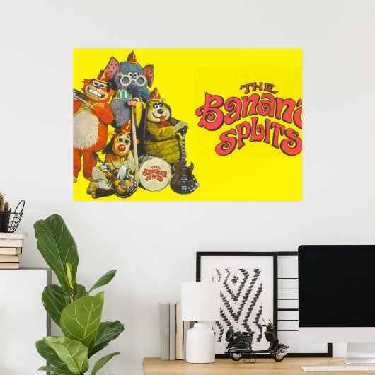 Die Banane spaltet sich Poster (Heimbüro)