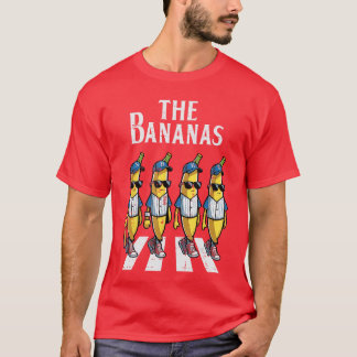 Die Banane überquert Funny Fruit Meme Parodie Männ T-Shirt