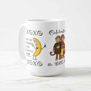 Die Bananen/Affen-Tasse der BIG 50 Kaffeetasse