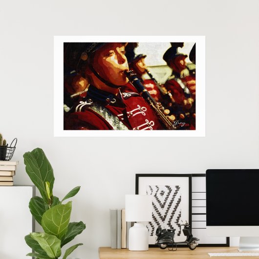 Die Band Poster (Heimbüro)