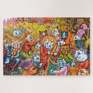 Die Band spielt Louis Wain Puzzle