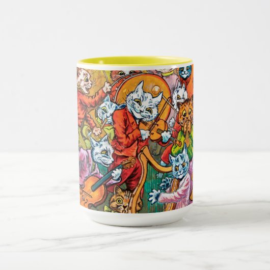 Die Band spielt, Louis Wain Tasse (Zentrum)