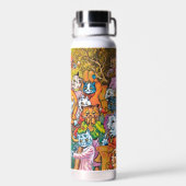 Die Band spielt, Louis Wain Trinkflasche (Rückseite)