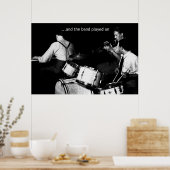 Die Band spielte auf 36 x 24 Poster (Küche)