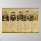 Die Bande nannte die Peaky Blinders, die in Poster (Vorne)