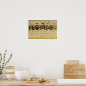 Die Bande nannte die Peaky Blinders, die in Poster (Küche)