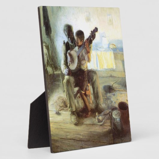 Die Banjo-Lehre von Henry Ossawa Tanner Fotoplatte (Seite)