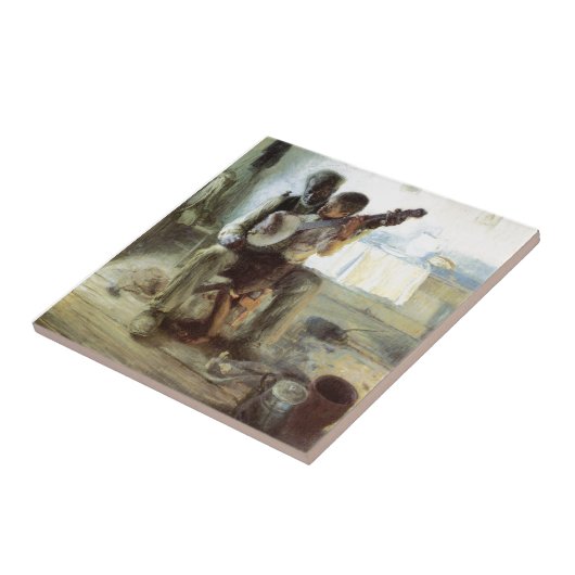 Die Banjo-Lektion Fliese (Seite)