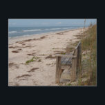 Die Bank am Strand Postkarte<br><div class="desc">Bench on Beach Postcard</div>