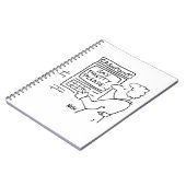 Die Bank Cashpoint Machine sagt "Sag Hübsch bitte" Notizblock (Linke Seite)