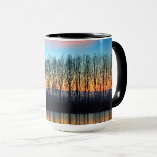 Die Bank der Po | Piemont Italien Tasse (VorderseiteRechts)