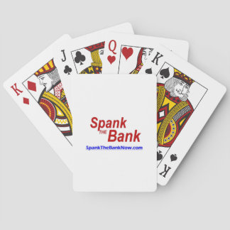 Die Bank, die Karten ausspielt Spielkarten