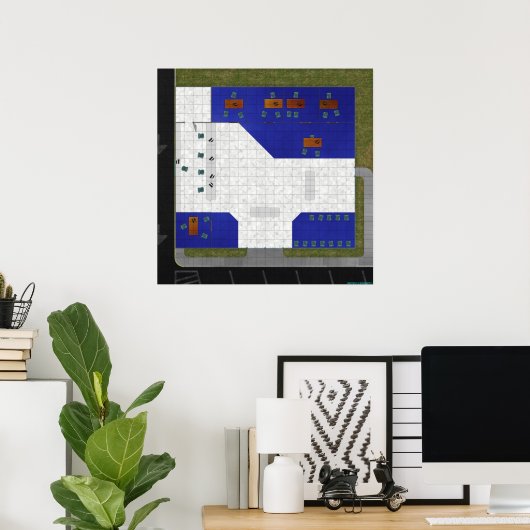 Die Bank Poster (Heimbüro)