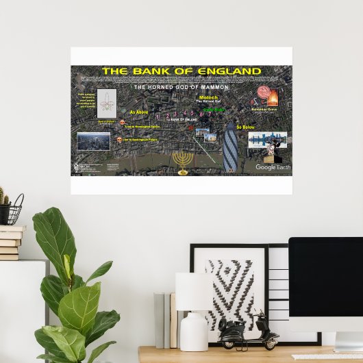 Die Bank von England Poster (Heimbüro)