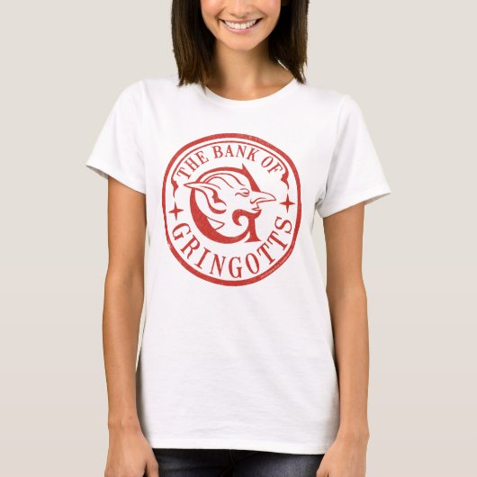 Die Bank von GRINGOTTS™ Logo T-Shirt (Vorderseite)