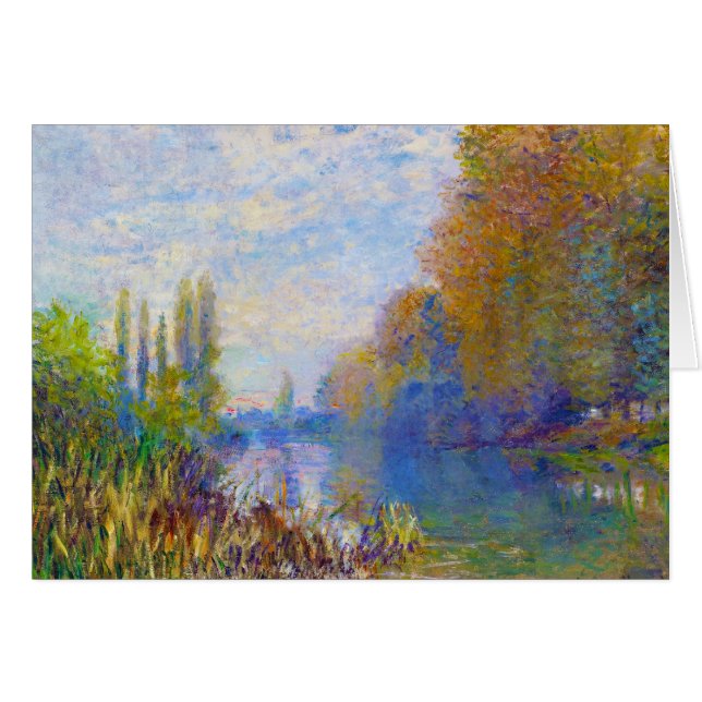 Die Banken der Seines im Herbst Claude Monet (Vorderseite (Horizontal))