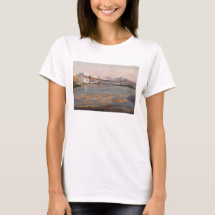 Die Banken des Flusses Manzanares, 1912 (Öl auf C T-Shirt