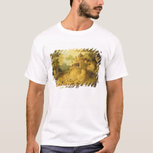 Die Banken des Ganges, c.1820-30 (Öl auf Leinwand T-Shirt