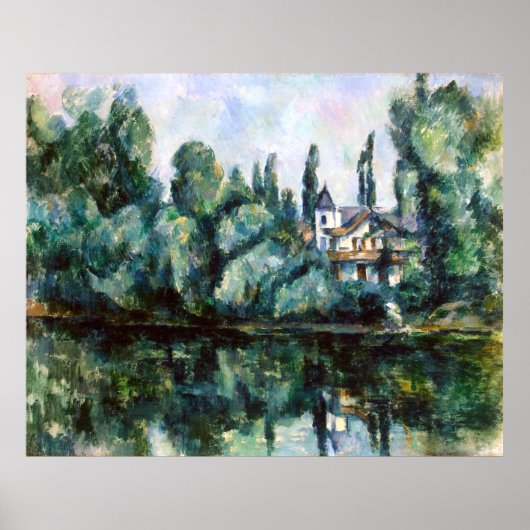 Die Banken des Marne Paul Cezanne Poster (Vorne)