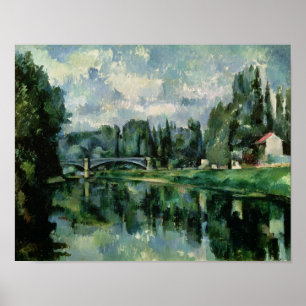 Die Banken des Marnes in Creteil, c.1888 Poster