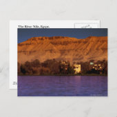Die Banken des Nils Postkarte (Vorne/Hinten)