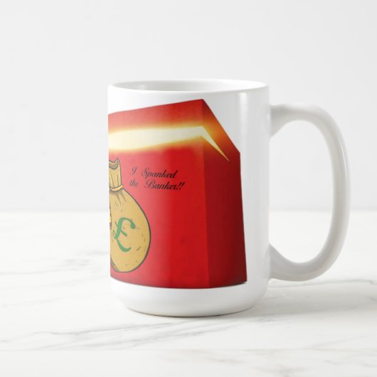 Die Banker-Tasse gespeist Kaffeetasse (Rechts)