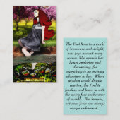 Die Banx Tarot-Dummkopf-Geschäfts-Karten Visitenkarte (Vorne/Hinten)