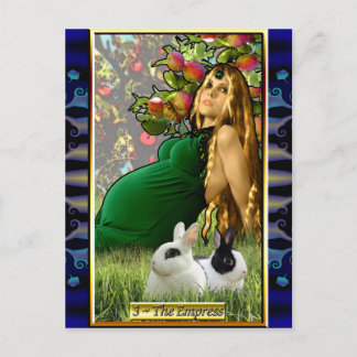 Die Banx-Tarot-Empress-Postkarte Postkarte