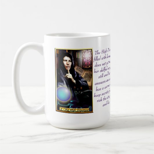 Die Banx Tarot-hohe Priesterin Kaffeetasse (Links)