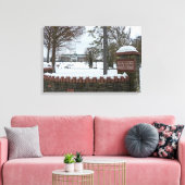 Die Baptist-Zuhause-Leinwand Leinwanddruck (Insitu (Wohnzimmer))
