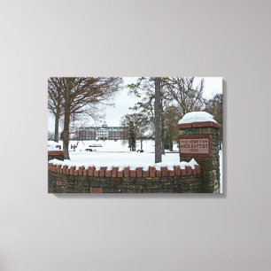 Die Baptist-Zuhause-Leinwand Leinwanddruck