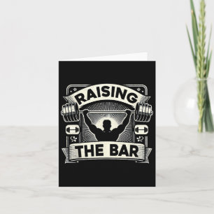 Die Bar Barbell-Bodybuilding anheben Karte