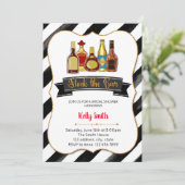 Die Bar-Dusche-Party Einladung (Stehend Vorderseite)