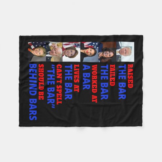 Die Bar Harris Versagte die Bar Fleecedecke (Vorderseite (Horizontal))